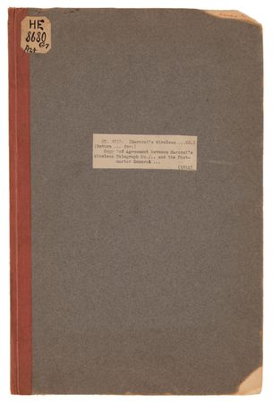 Lot #217 Guglielmo Marconi: Official Act for Establishing a Chain of Imperial Wireless Stations (1912) - Image 2