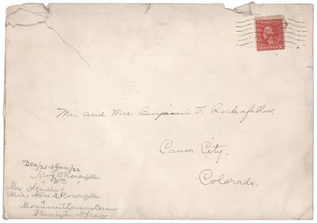 Lot #111 John D. Rockefeller Signed Christmas Card - Image 2