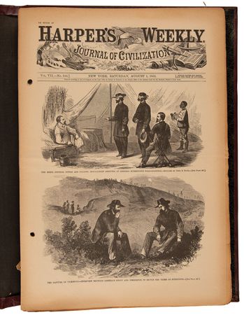 Lot #396 Harper's Weekly Complete Reissue Collection (c. 1960s Reprints of Civil War-era Magazines) - Image 12