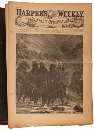 Lot #396 Harper's Weekly Complete Reissue Collection (c. 1960s Reprints of Civil War-era Magazines) - Image 14