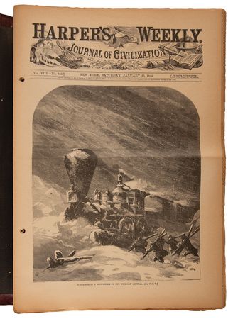 Lot #396 Harper's Weekly Complete Reissue Collection (c. 1960s Reprints of Civil War-era Magazines) - Image 15