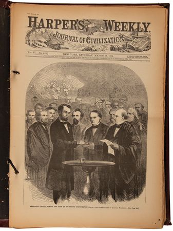 Lot #396 Harper's Weekly Complete Reissue Collection (c. 1960s Reprints of Civil War-era Magazines) - Image 16