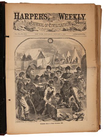 Lot #396 Harper's Weekly Complete Reissue Collection (c. 1960s Reprints of Civil War-era Magazines) - Image 3