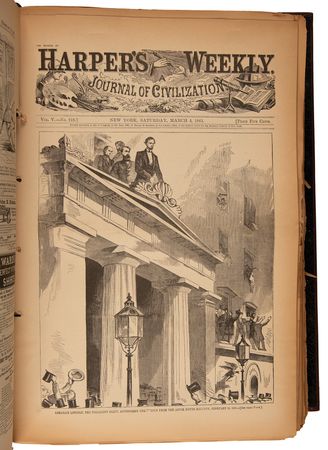 Lot #396 Harper's Weekly Complete Reissue Collection (c. 1960s Reprints of Civil War-era Magazines) - Image 6