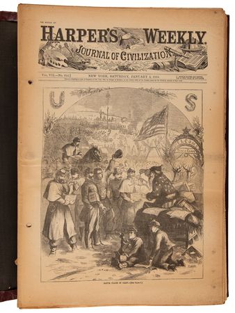 Lot #396 Harper's Weekly Complete Reissue Collection (c. 1960s Reprints of Civil War-era Magazines) - Image 9