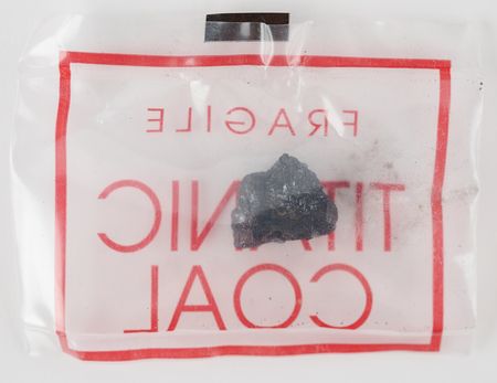 Lot #371 Titanic: Coal Piece Recovered from Wreck Site - Image 2