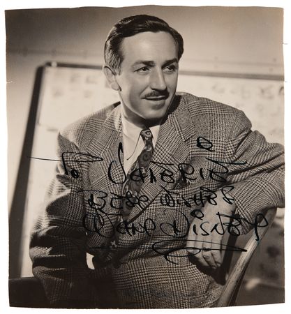 Lot #700 Walt Disney Signed Photograph