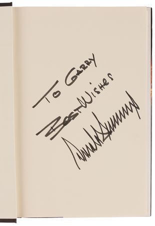 Lot #63 Donald Trump Signed Book - Trump: How to Get Rich - Image 4