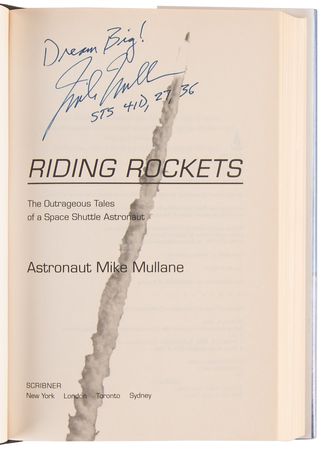 Lot #487 Space Shuttle Astronauts (14) Signed Books - Image 7