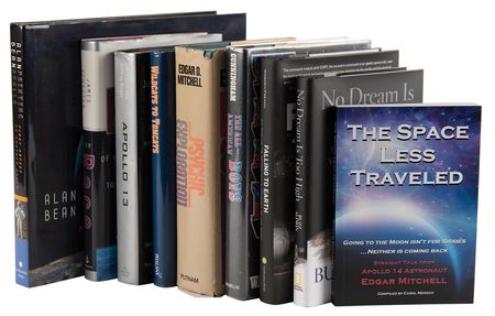 Lot #444 Apollo Astronauts (9) Signed Books - Image 1