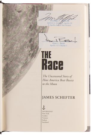 Lot #444 Apollo Astronauts (9) Signed Books - Image 7