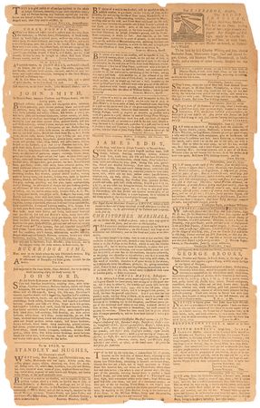 Lot #375 George Washington: Benjamin Franklin's The Pennsylvania Gazette from July 4, 1754 - Image 7