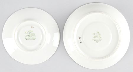 Lot #42 John F. Kennedy: Presidential China from the 'Honey Fitz' (4-Piece Tea Cup and Saucer Set) - Image 4