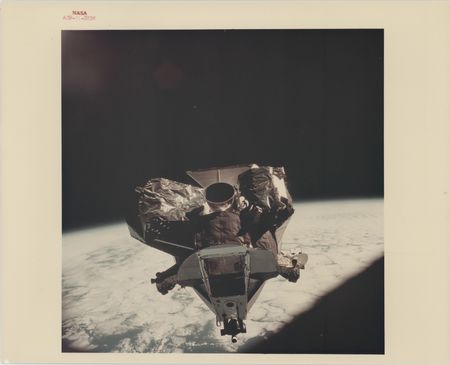 Lot #442 Apollo 9 Original 'Type 1' Photograph - Lunar Module Spider - Image 1