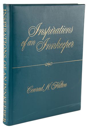 Lot #325 Conrad Hilton Signed Book - Inspirations of an Innkeeper (Ltd. Ed. #31/312) - Image 3