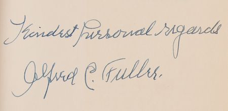 Lot #313 Alfred C. Fuller Signed Book - A Foot in the Door - Image 2