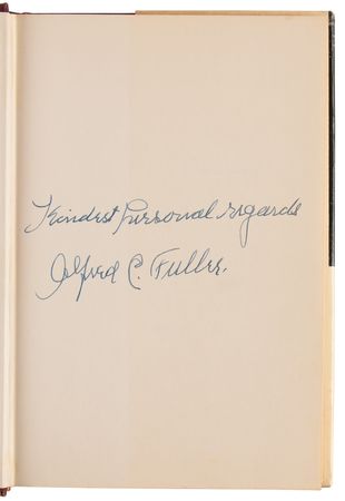 Lot #313 Alfred C. Fuller Signed Book - A Foot in the Door - Image 4