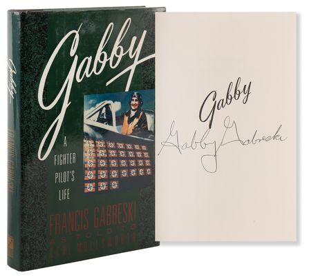 Lot #393 Gabby Gabreski Signed Book - A Fighter Pilot's Life - Image 1