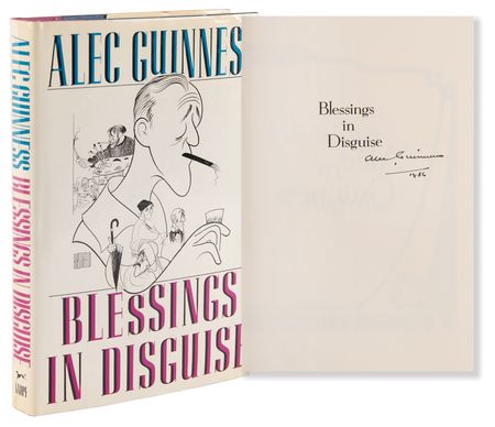 Lot #585 Alec Guinness Signed Book - Blessings in Disguise - Image 1