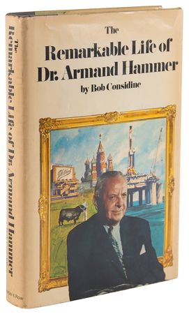 Lot #321 Armand Hammer Signed Book - The Remarkable Life of Dr. Armand Hammer - Image 3