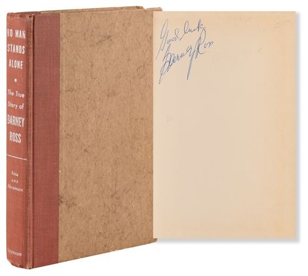 Lot #666 Barney Ross Signed Book - The True Story of Barney Ross - Image 1
