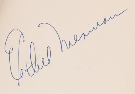 Lot #609 Ethel Merman Signed Book - Who Could Ask for Anything More - Image 2