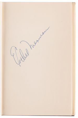 Lot #609 Ethel Merman Signed Book - Who Could Ask for Anything More - Image 4