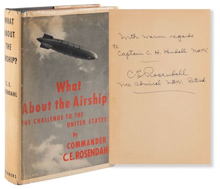 Lot #413 Hindenburg: Charles E. Rosendahl Signed Book - What About the Airship? - Image 1