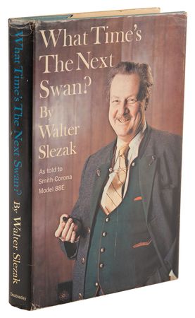 Lot #629 Walter Slezak Signed Book - What Time's The Next Swan? - Image 3
