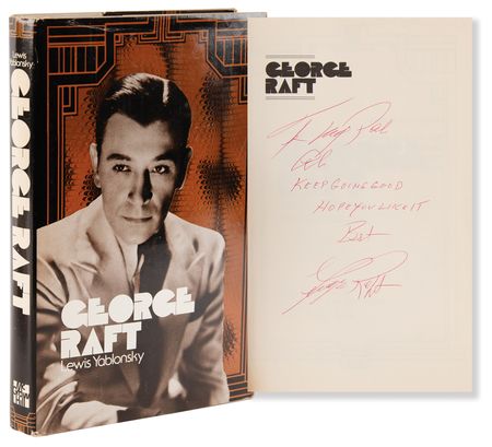 Lot #623 George Raft Signed Book - George Raft - Image 1