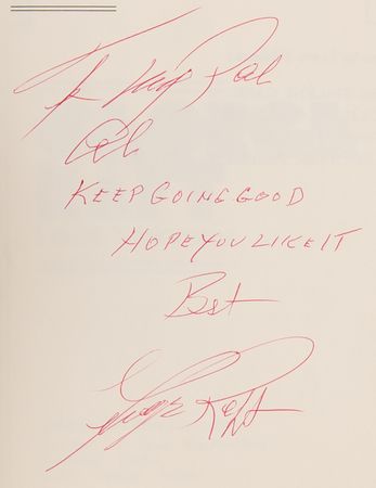 Lot #623 George Raft Signed Book - George Raft - Image 2