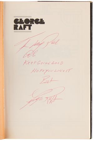 Lot #623 George Raft Signed Book - George Raft - Image 4