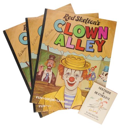 Lot #628 Red Skelton (4) Signed Books - Clown Alley and Gertrude & Heathcliffe - Image 1