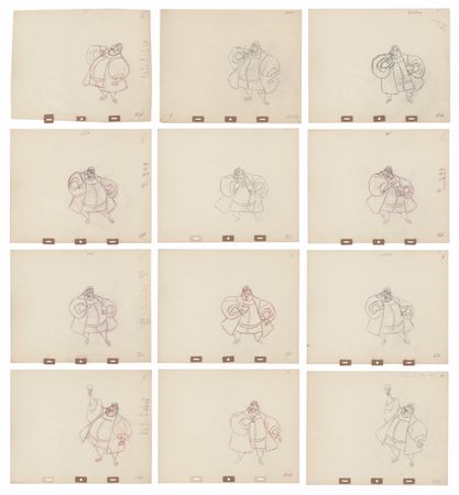 Lot #753 King Hubert production drawings (12) from Sleeping Beauty - Image 1