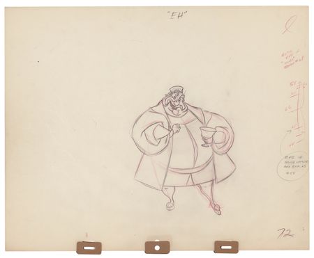 Lot #753 King Hubert production drawings (12) from Sleeping Beauty - Image 6