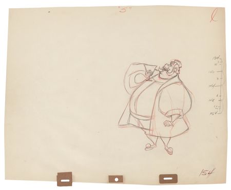 Lot #753 King Hubert production drawings (12) from Sleeping Beauty - Image 9