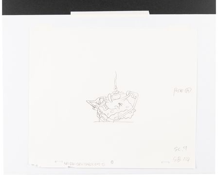Lot #942 SpongeBob SquarePants production drawing from SpongeBob SquarePants - Image 2