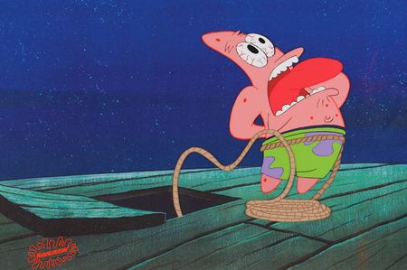 Lot #941 Patrick Star production cel from SpongeBob SquarePants - Image 1