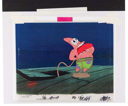 Lot #941 Patrick Star production cel from SpongeBob SquarePants - Image 2