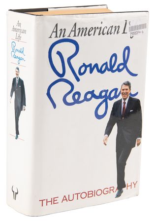 Lot #50 Ronald Reagan Signed Book - An American Life - Image 3