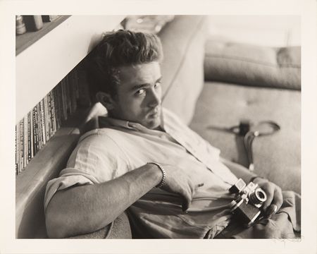 Lot #571 James Dean Oversized Original Photograph by Roy Schatt - Image 1