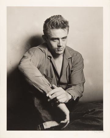 Lot #572 James Dean Oversized Original Photograph by Roy Schatt - Image 1