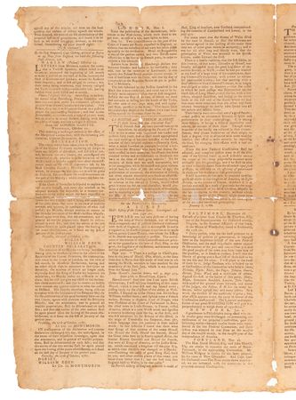 Lot #347 Pennsylvania Ratification: The Providence Gazette from January 12, 1788 - Image 2