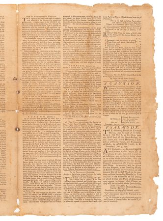 Lot #347 Pennsylvania Ratification: The Providence Gazette from January 12, 1788 - Image 3