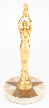 Lot #543 Sammy Davis, Jr.'s 1955 City of Hope 'Torch Bearer' Award - Image 1