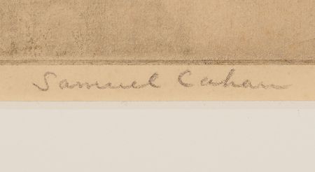 Lot #144 Albert Einstein Signed Oversized Etching by Samuel Cahan (1935) - Image 4