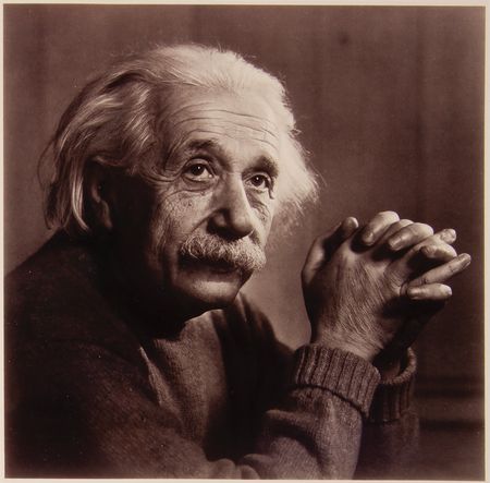 Lot #149 Albert Einstein Original Photograph by Yousuf Karsh (1948/1990s) - Image 1