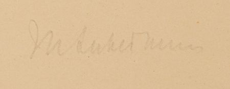 Lot #127 Albert Einstein Oversized Lithograph by Max Liebermann (1922) - Image 2