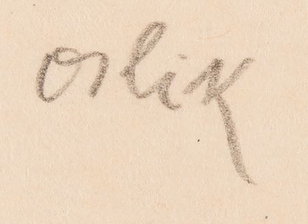 Lot #131 Albert Einstein Oversized Lithograph by Emil Orlik (c. 1928) - Image 2