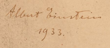 Lot #142 Albert Einstein Signed Etching by Lionel S. Reiss (1933) - Image 2